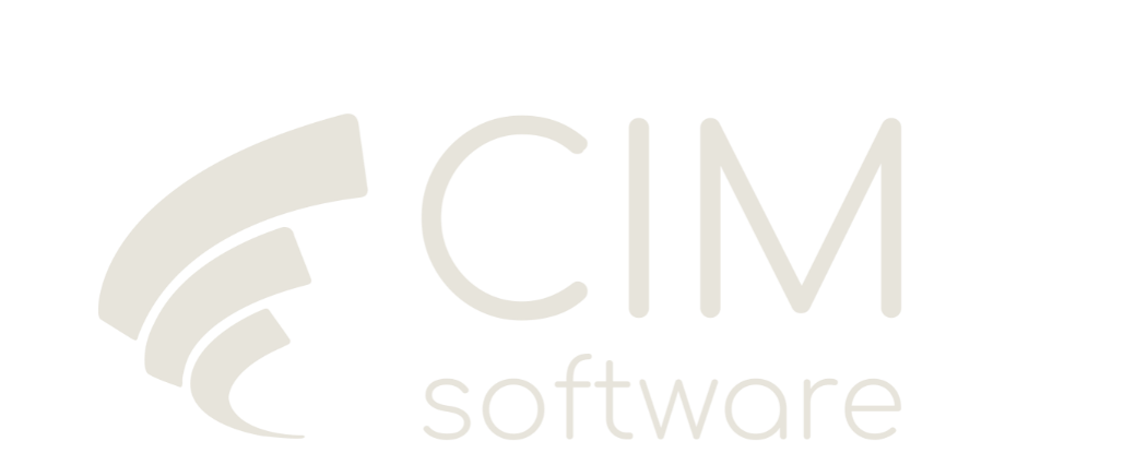 CIM Software logo white