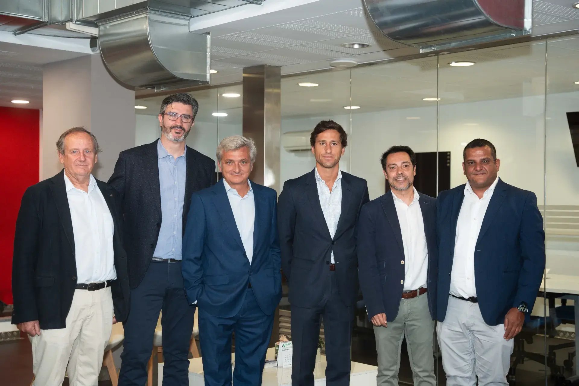 Everfield team, including Ignacio Villalón Pérez-Artacho, Country Manager for Iberia, marking the acquisition of Retain Technologies