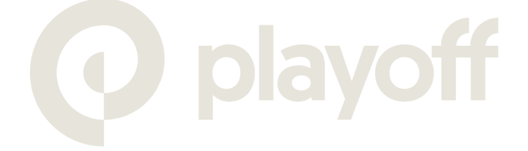Playoff Logo White