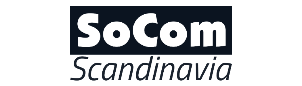 SoCom Scandinavia Logo black